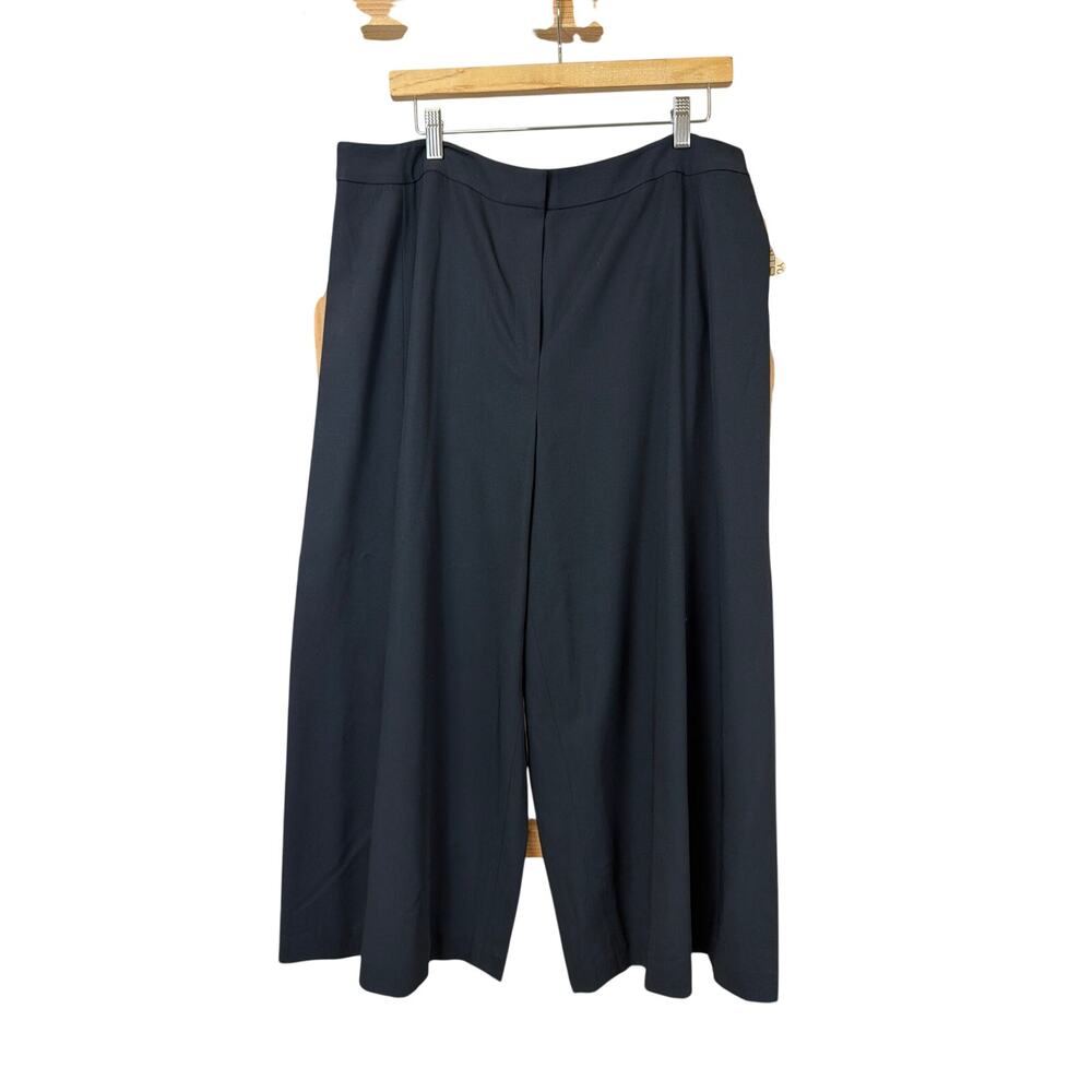 Vintage Y2K NWT Jones New York Country Classics Black Wool Blend Pants Size 16W